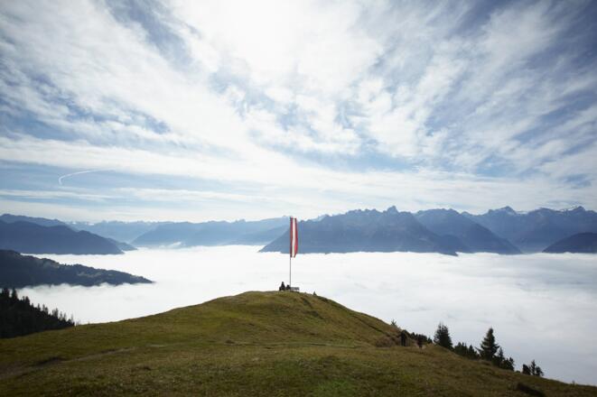 Toller Blick vom Aussichtspunkt unterhalb der Fraßenhütte