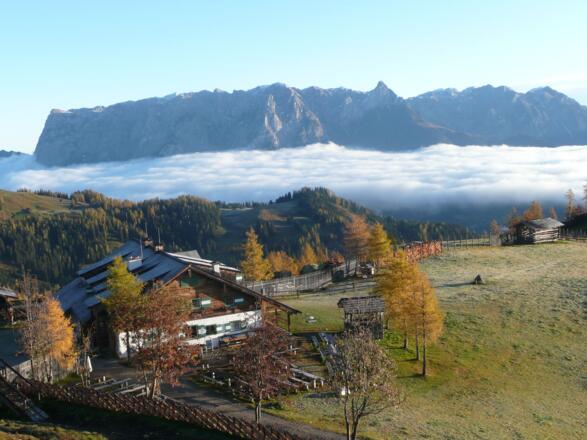 Mitterfeldalm mit Tennengebirge