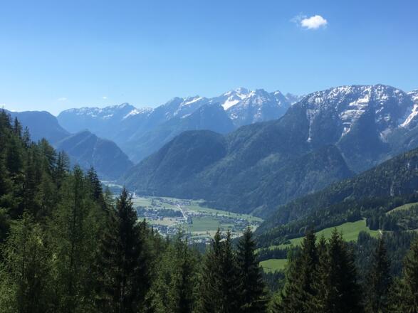 Blick Richtung Lofer und St. Martin