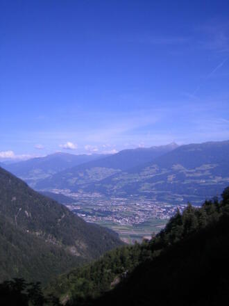 Blick auf Hall im Inntal