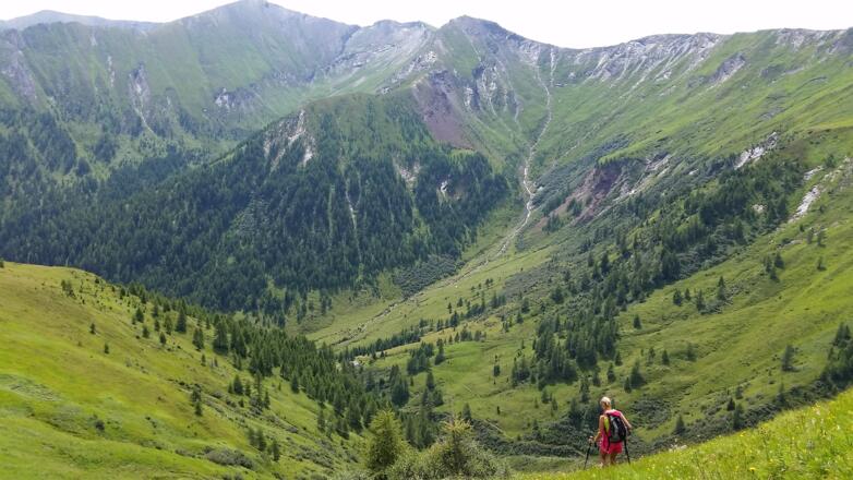 Rückweg mit super Panoramablick