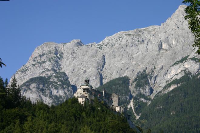 Aussicht auf Burg Hohenwerfen