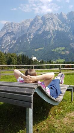 Relaxen mit Bergblick