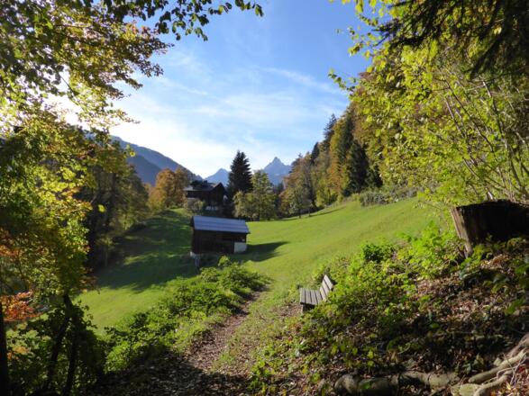 oberhalb von Schruns