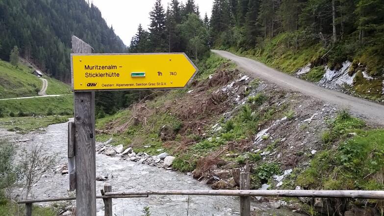 Start beim Muritzenparkplatz