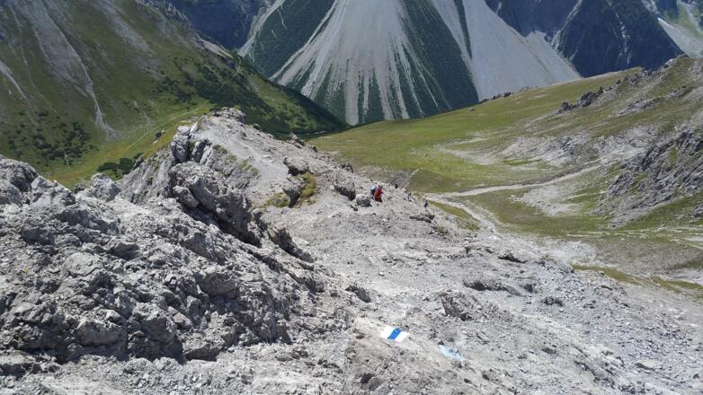 Weg vom Saulajoch zum Saulakopf