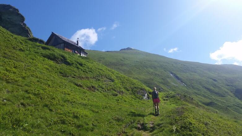 Aufstieg Richtung Riedingscharte