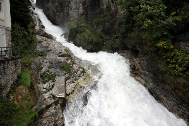Wahrzeichen von Bad Gastein: der Wasserfall.