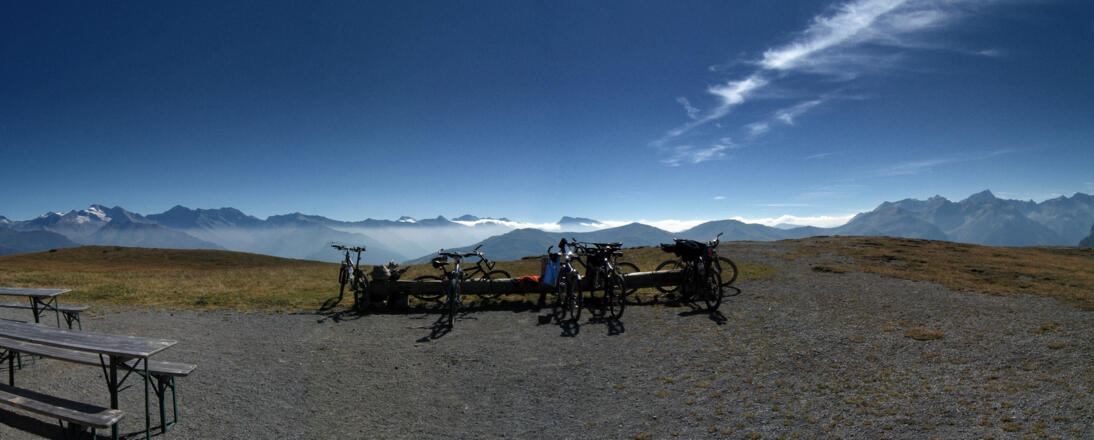 Mit dem Mountainbike bis zur Blaserhütte