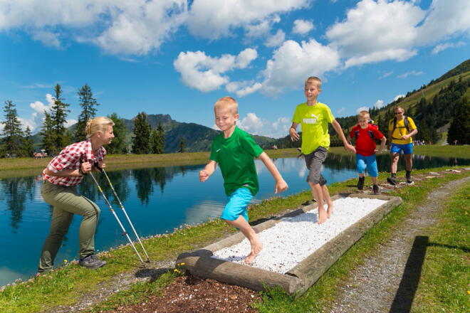 Barfußweg am Spiegelsee