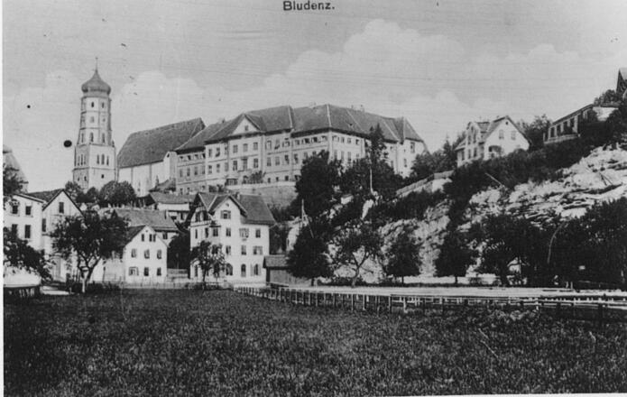Blick auf die Stadt vom heutigen Unterstein aus