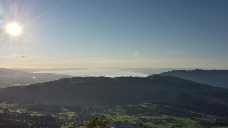 Blick auf den Bodensee vom Brüggelekopf