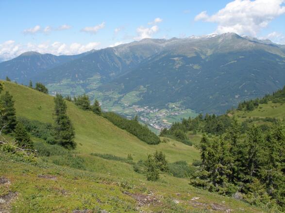 Aufstieg über Bergwiesen und Bergmähder