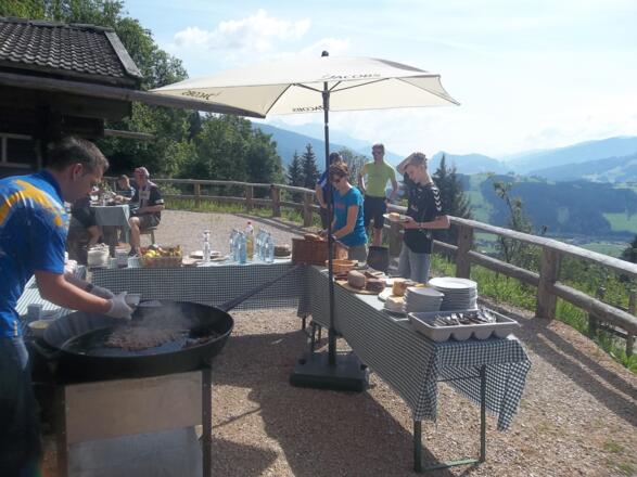 Hüttenfrühstück Tauernhof Flachau