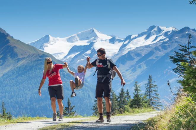 Weg von der Steineralm in Richtung Neukirchen