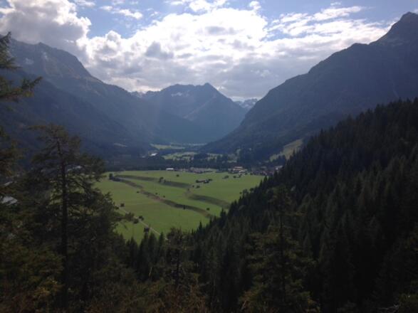 Blick ins Lechtal
