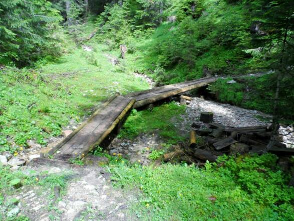 Über Brücken und Stege nach Gosau