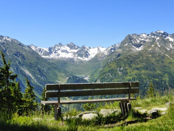 Blick Silvretta Hochalpenstraße