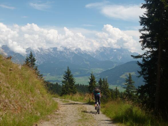 Abfahrt zur Gstallneralm