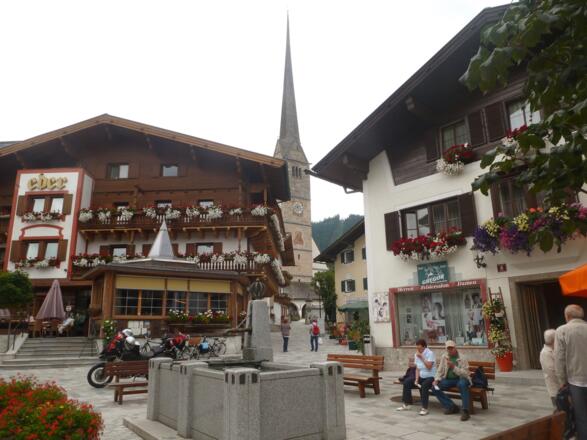 Dorfplatz von Maria Alm