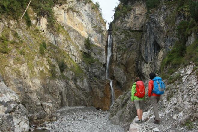 Wasserfall Edelbach bei Elmen