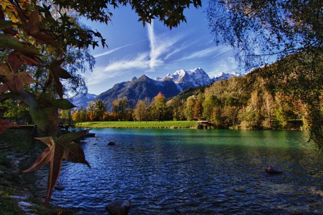 Bürgerausee im Herbst