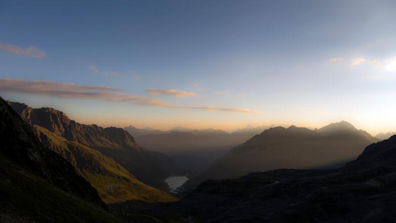 Abendstimmung auf der Saarbrücker Hütte