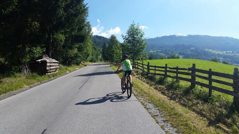 Anstieg nach der Kirche Richtung St. Martinerberg