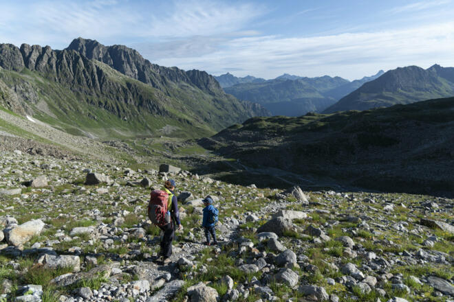Weg Richtung Vermuntstausee (c) Martin Vogel / Vorarlberg Tourismus