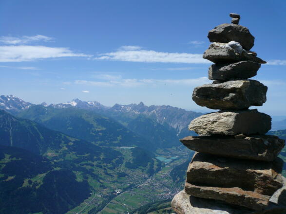 Fernsicht - Blick vom Hochjoch