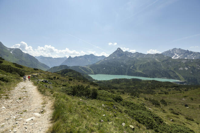 Stausee Kops (c) Lucas Tiefenthaler / Vorarlberg Tourismus