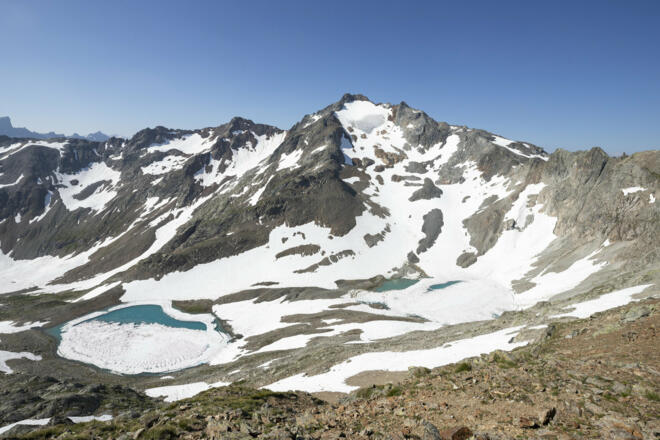 Kaltenbergsee und Kaltenberg (c) Lucas Tiefenthaler / Vorarlberg Tourismus