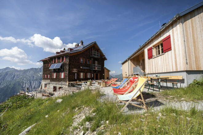 Kaltenberghütte (c) Lucas Tiefenthaler / Vorarlberg Tourismus