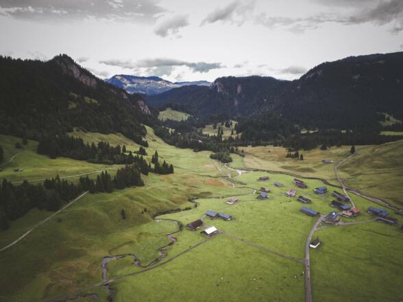 Schönenbach von oben  (c) Thomas Stanglechner / Vorarlberg Tourismus