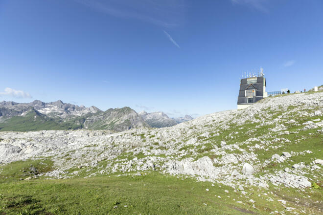Rüfikopf Bergstation (c) Lucas Tiefenthaler / Vorarlberg Tourismus