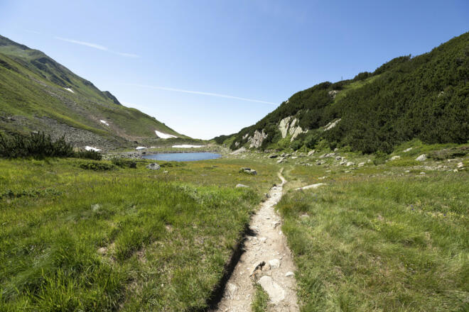 Weg zur Kaltenberghütte (c) Lucas Tiefenthaler / Vorarlberg Tourismus