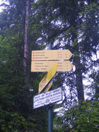 Sieben Wege Kreuzung