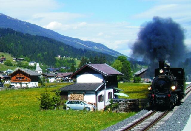 Dampfzug Richtung Krimml