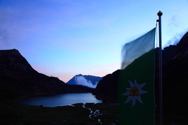 Tappenkarsee bei Sonnenuntergang