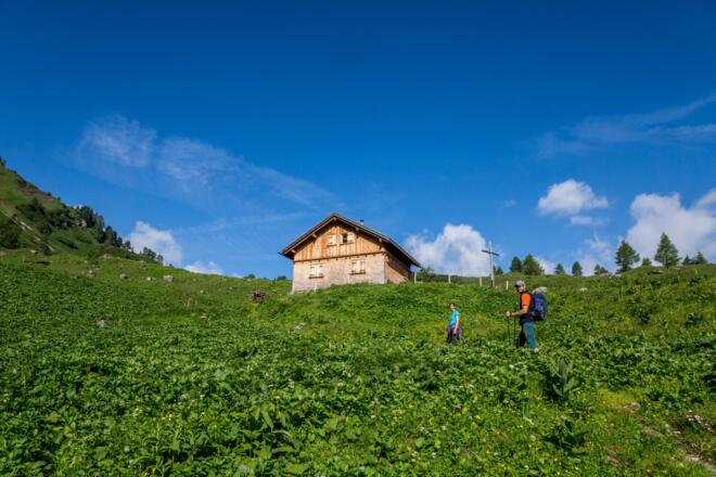 Blick zur Panülalpe