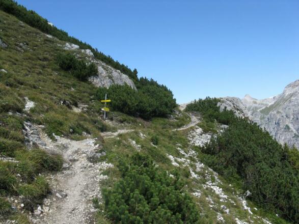 Beschilderung am Panoramaweg