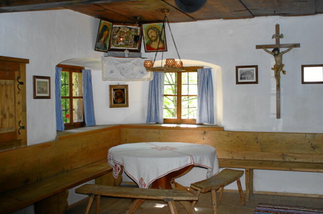 Die urige Stube des Heimatmuseums Gererhof