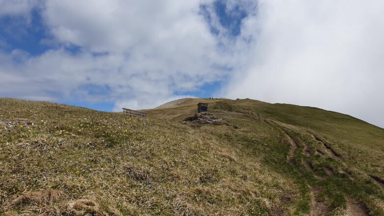 Wenige Meter von der Blaserhütte zum Gipfel