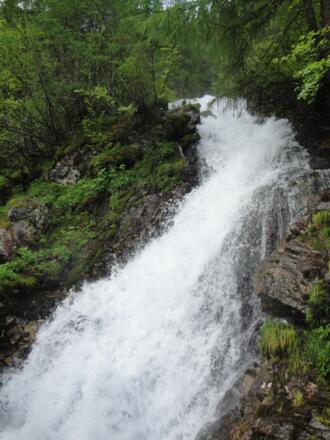 Oberer Lauf der Wasserfall