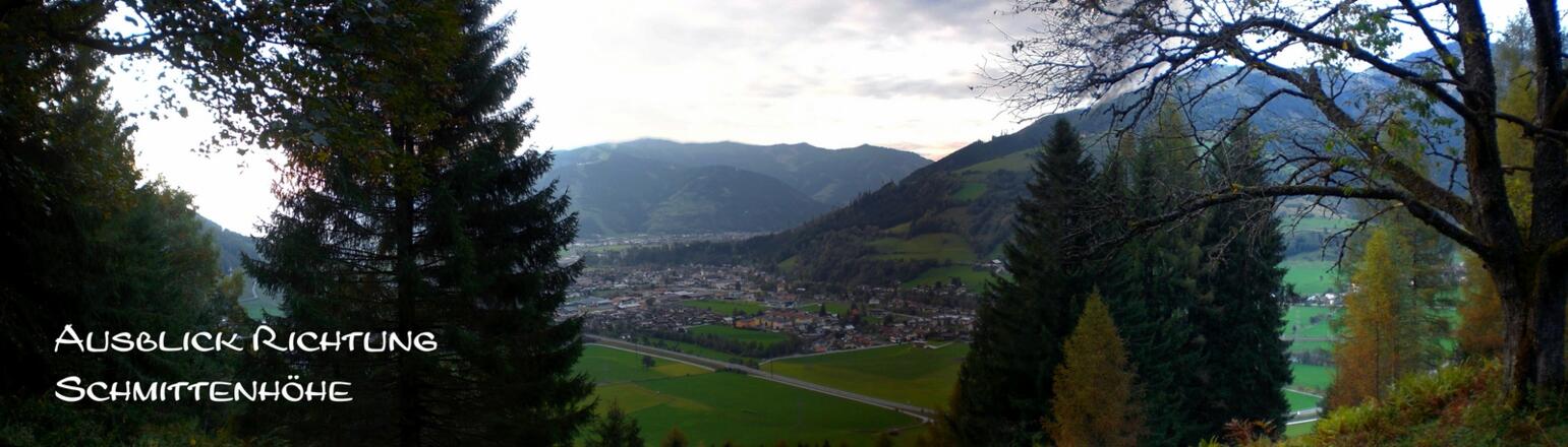 Ausblick Richtung Schmittenhöhe