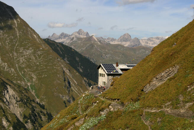 Kurz vor der Simms Hütte