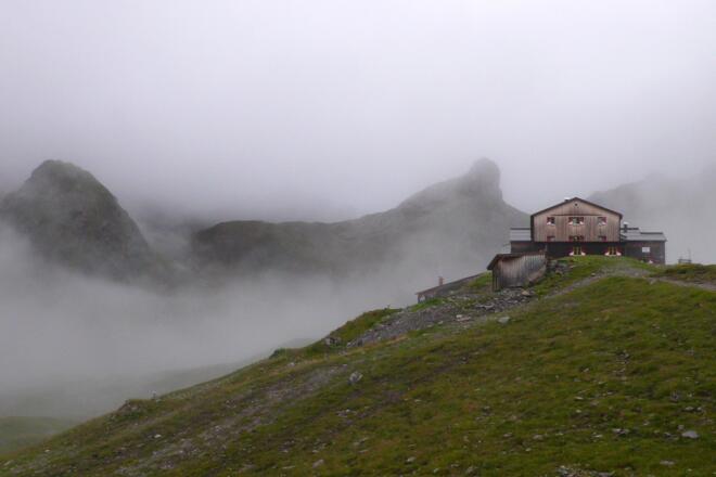 Memminger Hütte nach Regennacht