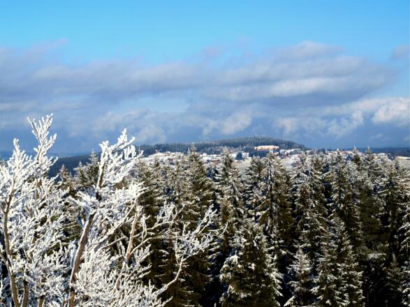 Blick von der Warte 943m nach Kirchschlag