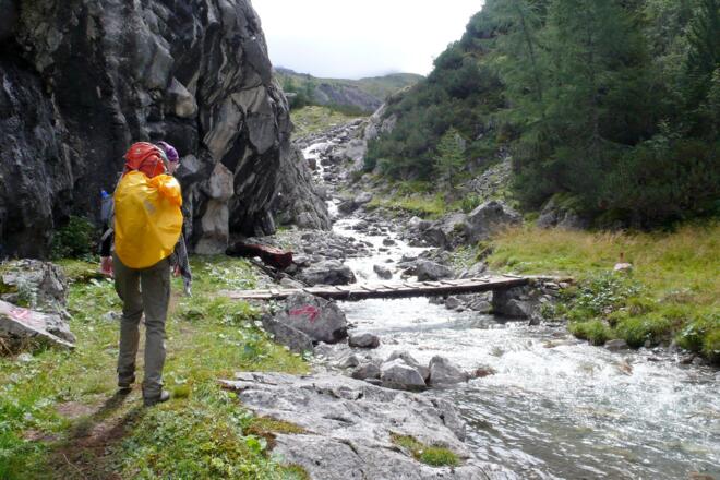 Brücke im Alperschontal