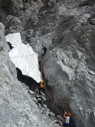 Ein Seil ist hier nicht von Nachteil